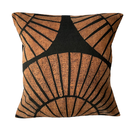 Batik Cushion - Zuva (Sunrays) - Motsi Red